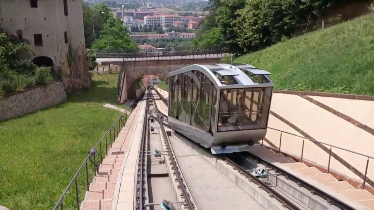 TORNA IN FUNZIONE LA FUNICOLARE DI MONDOVÌ