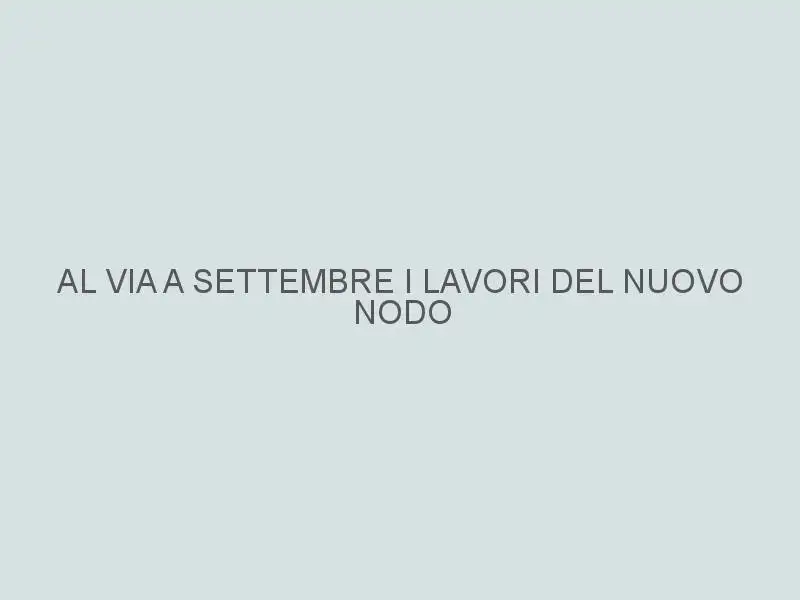Al via a settembre i lavori del nuovo nodo ferroviario di Genova